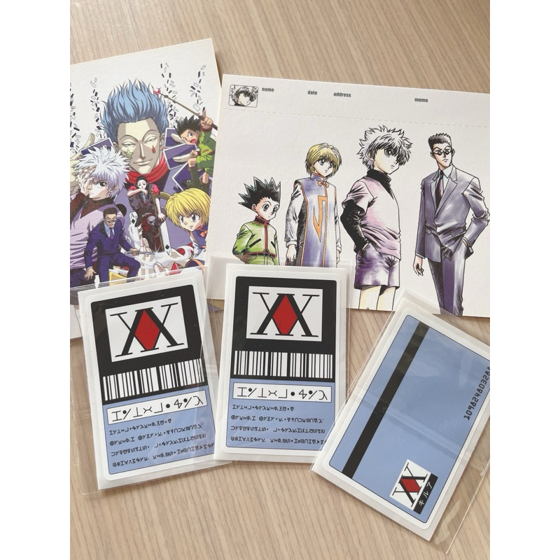 [現貨x2][當天出貨]獵人 HUNTERxHUNTER 獵人執照 悠遊卡貼 正背1組