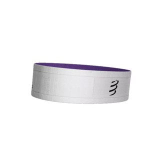限時免運~ 瑞士 COMPRESSPORT 窄版自由腰帶 FREE BELT 2.0 雙面印刷 白丁香紫