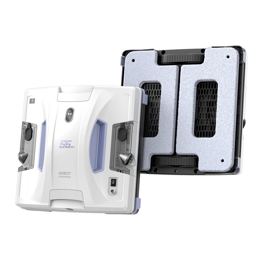 玻妞 雙布振動擦窗機器人 HOBOT-S6 Pro(全球首創雙布震動/雙噴水/APP遙控器雙控制)