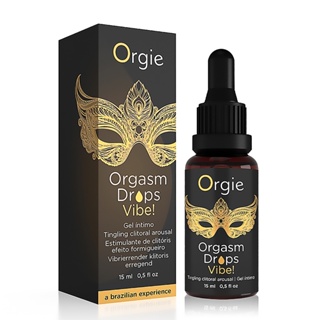 葡萄牙Orgie ORGASM DROPS VIBE 陰蒂愉悅 快感液 15ML【新一代濃縮款】