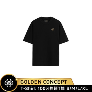 Golden Concept 簡約Logo短袖T恤 金色加大款 Oversize (S-XL) TS524-GP