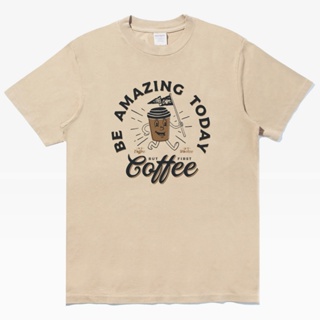 Amazing Today中性短袖T恤 7色 咖啡coffee露營手沖戶外生活旅行文青禮物寬鬆咖啡豆職場衝浪滑板可愛