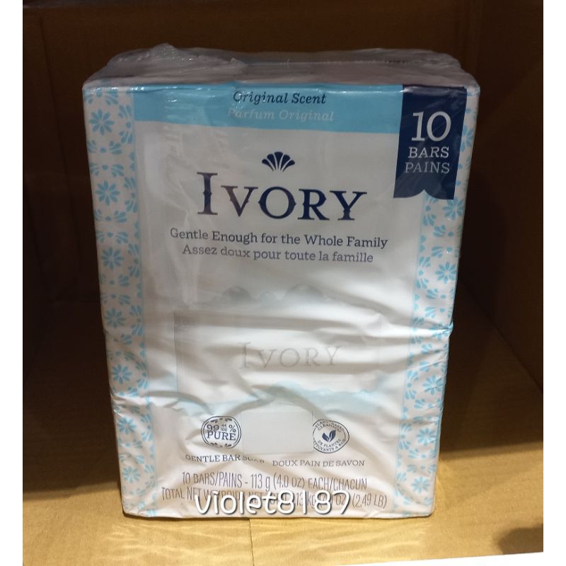 Ivory 美國進口香皂 原味 113公克 X 20入 香皂[好市多]
