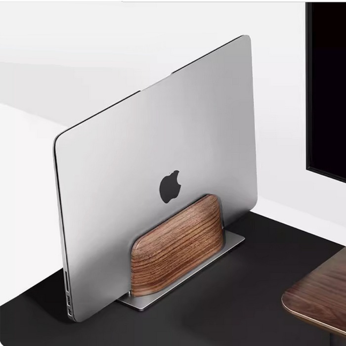 5Cgo埃普筆記本電腦立式支架鋁合金托架macbook平板遊戲本金屬底座桌面筆電收納架盒t770112512154含稅