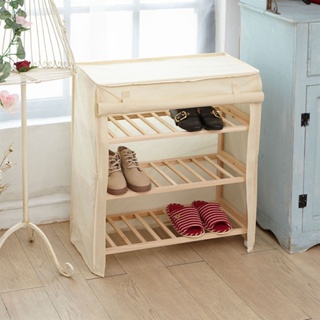 【ikloo】木製大容量防塵鞋櫃/捲簾鞋櫃
