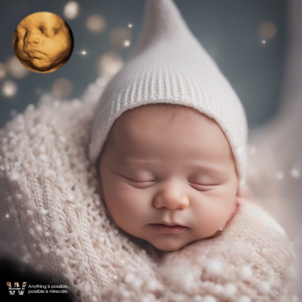 [WonderAI1980] 一張產檢3D或4D超音波照片 智能預測寶寶長相
