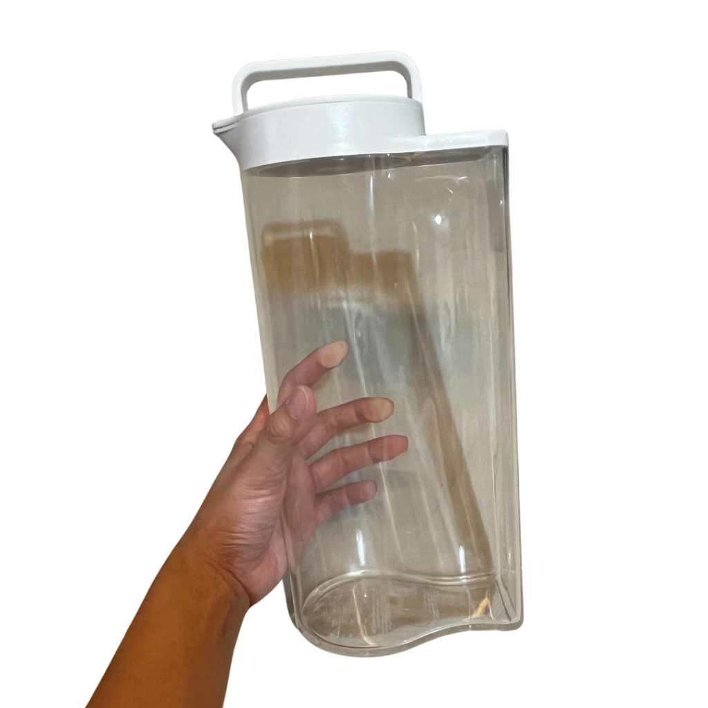 ❮二手❯ MUJI 無印良品 冷水壺 A5紙片水壺 簡約磨砂 方形水瓶 運動水壺 壓克力冷水筒 冷水壺 扁水瓶