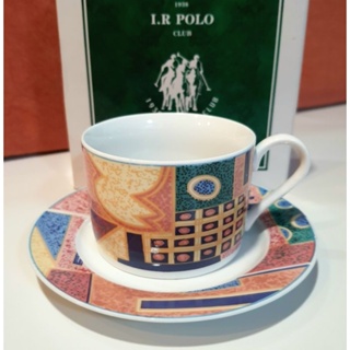 【全新】I.R. POLO彩繪茶杯 咖啡杯 杯盤組
