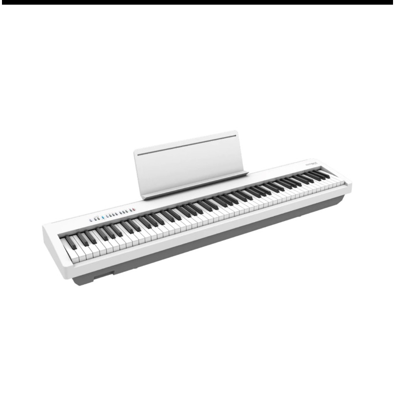 《搖滾巴洛克樂器》羅蘭ROLAND全新便攜式電鋼琴.88鍵.黑/白二色可選.原廠保固.下單再送原廠鍵盤套.雙X腳架