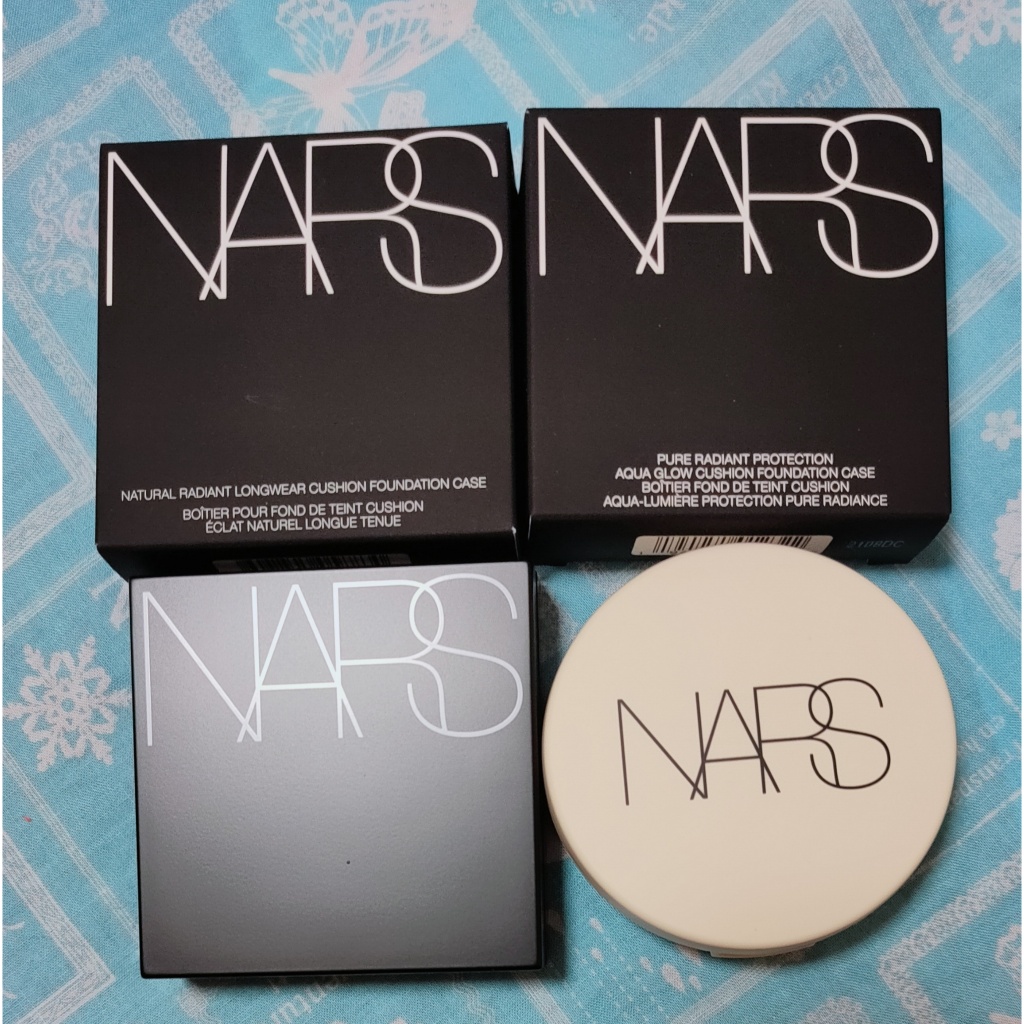 〖NARS〗超持久亮顏氣墊粉餅粉盒 瞬效水凝光氣墊粉餅粉盒 小肌蛋 小方盒