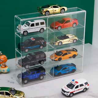 臺灣現貨🎈公仔模型展示盒 模型車展示盒1:32 收納盒 TOMICA TOMY 多美小汽車 風火輪小汽車 模擬玩具展示