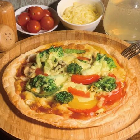 8吋彩蔬鮮菇Pizza 披薩 【王媽媽廚房】冷凍Pizza 冷凍披薩 調理包 料理包 推薦