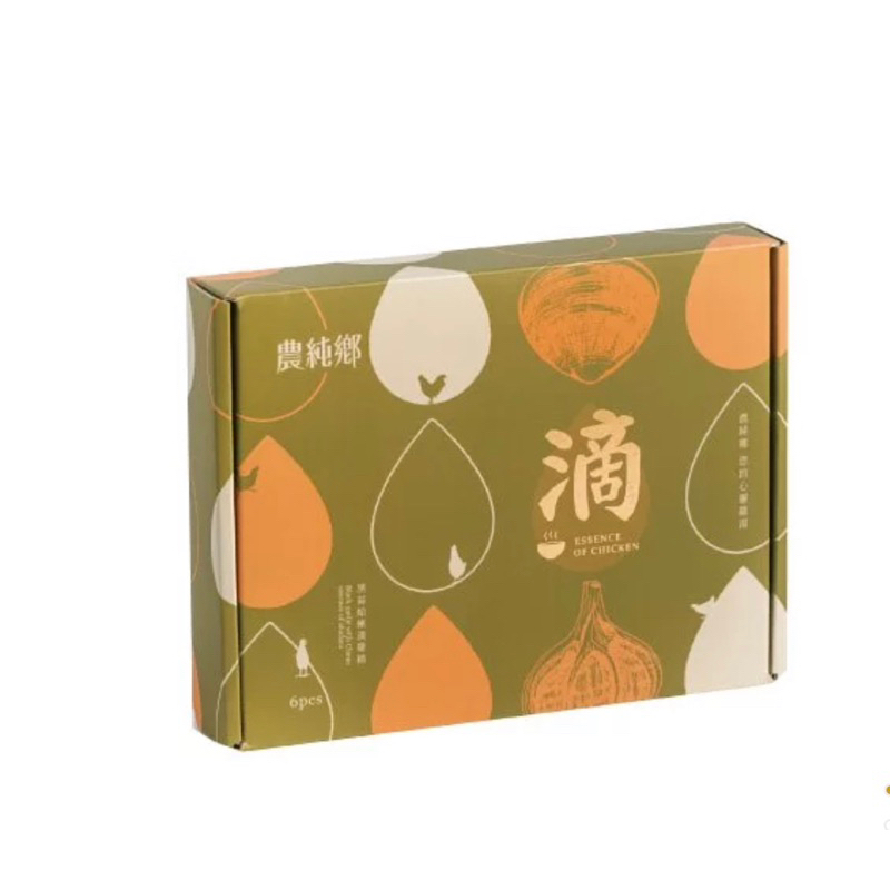 農純鄉 現貨附提袋黑蒜蛤蜊滴雞精禮盒 (常溫,6入/盒)