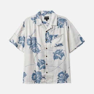 Brixton Bunker Slub - Off White/Dusty Blue 襯衫