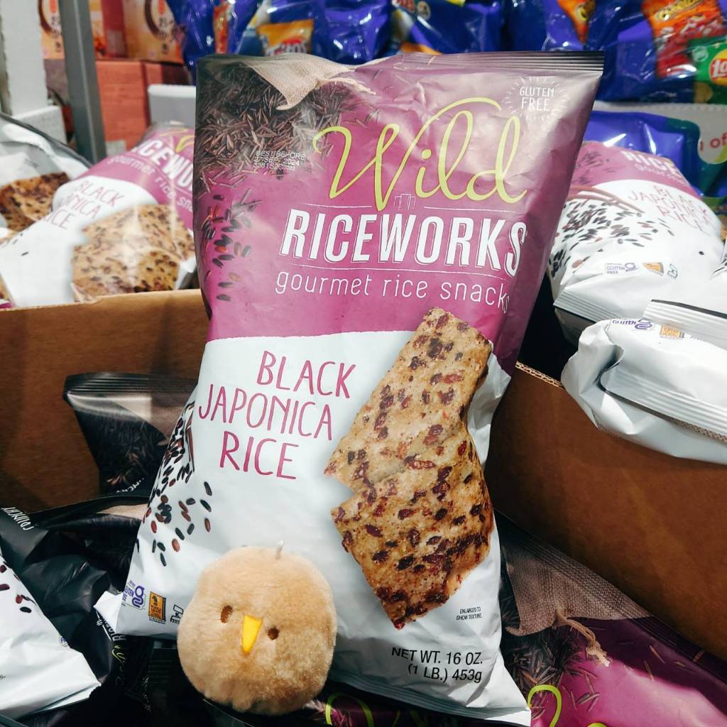 COSTCO Riceworks 黑米脆片 米脆片 黑米 米餅 米餅乾 美國 黑米餅 453克 Rice Craker