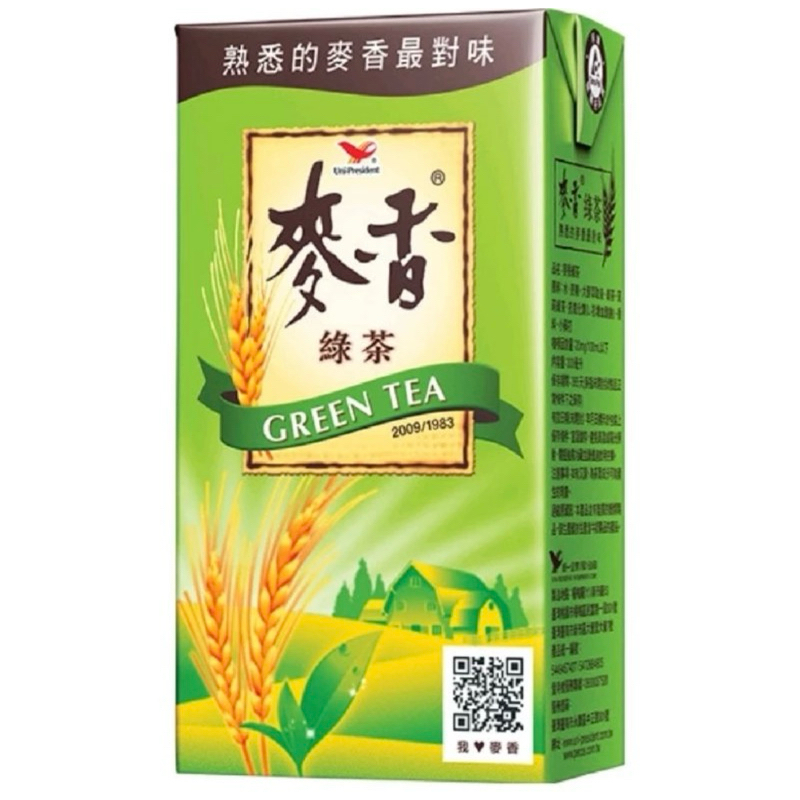 麥香 麥香綠茶 Green tea 300ml 綠茶 飲料 鋁箔包