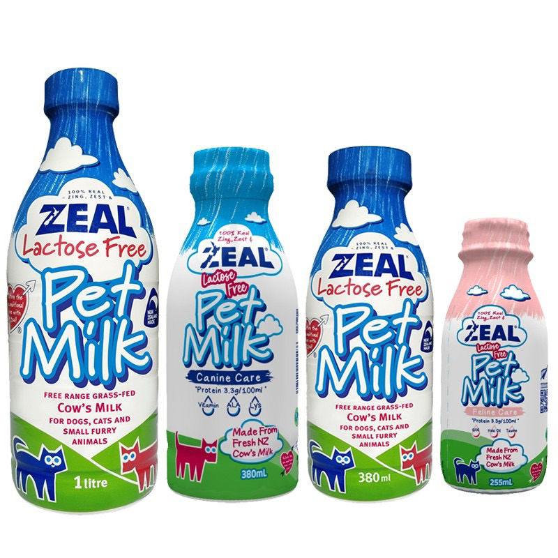 真致 ZEAL岦歐 紐西蘭犬貓專用鮮乳 保健鮮乳 犬貓適用 寵物牛奶 380ml 1000ml 貓咪牛奶 狗狗牛奶