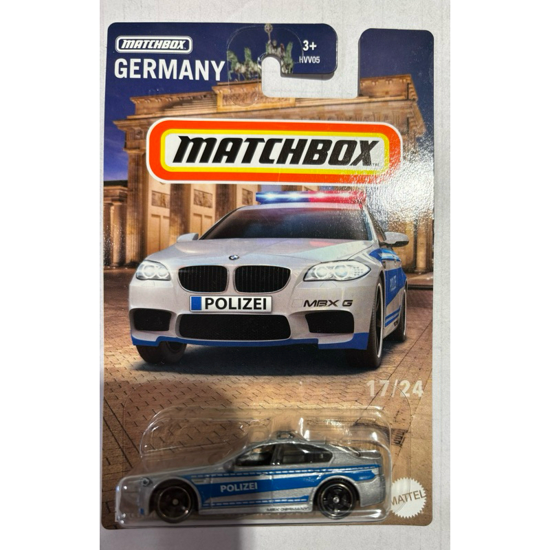 MATCHBOX 火柴盒小汽車 歐洲車系列 BMW M5 POLICE