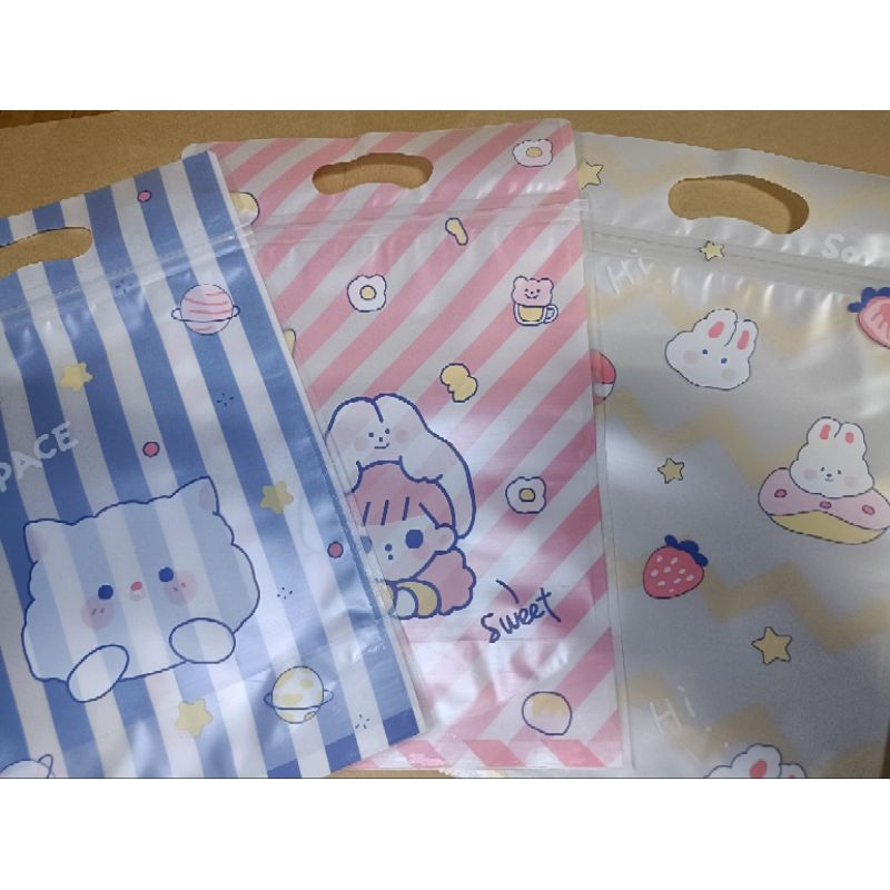 🌻現貨🌻可愛貓咪兔子女孩自立袋餅乾袋烘焙蛋糕糖果袋子