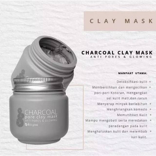 Green tea clay mask Charcoal clay mask