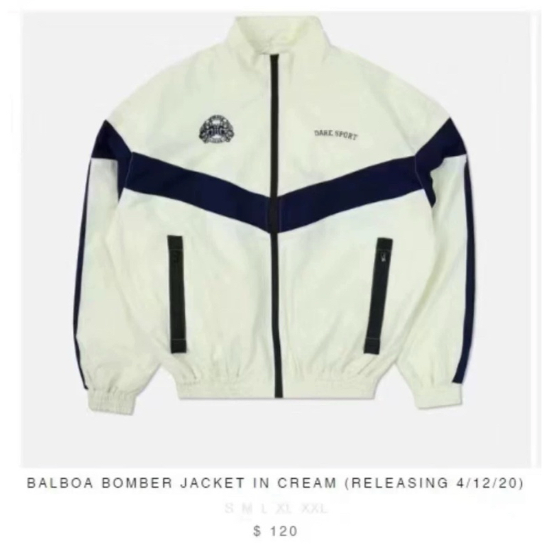 [Darc sport] 現貨 飛行外套 全刺繡 奶油白 現況出售 奧賽 IFBB PRO 首選 穿搭 運動 潮流 夾克