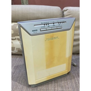 日本三洋SANYO 負離子超薄型空氣清淨機 ABC-M5 臺灣三洋SANLUX ABC-M5光觸媒 抗過敏 超薄 抗菌