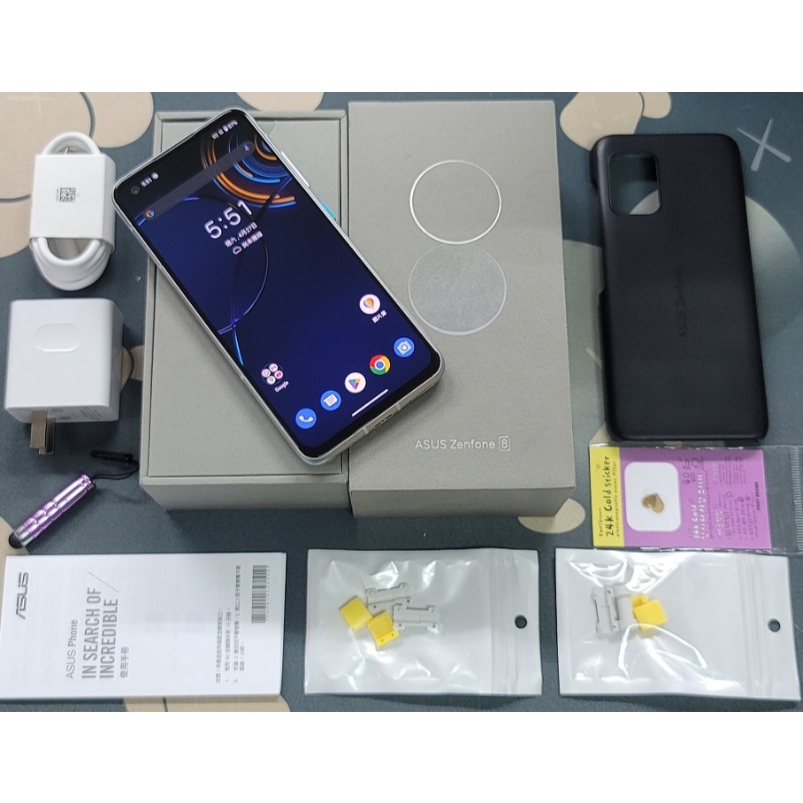 *典藏奇機*華碩 ASUS Zenfone 8 (8G/128G) 5G+5G雙卡 螢幕指紋辨識 防塵防水 八核心