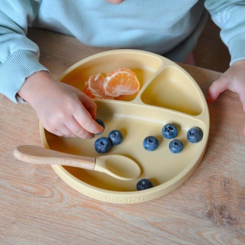 minikoioi 土耳其製 防滑矽膠餐盤 多色可選(兒童學習餐具 副食品)