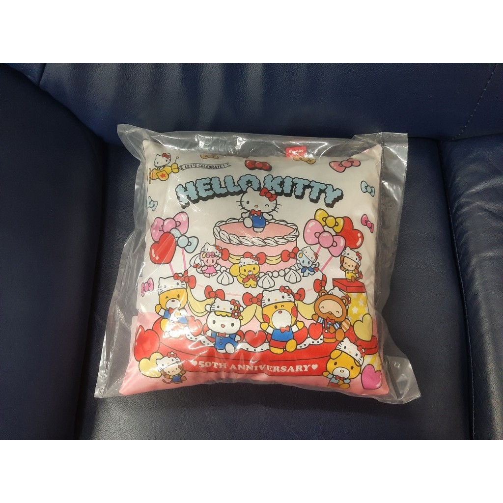 【現貨】7-11 一番賞~Sanrio 三麗鷗 凱蒂貓 Hello Kitty 50週年 50周年系列~J賞 方形抱枕