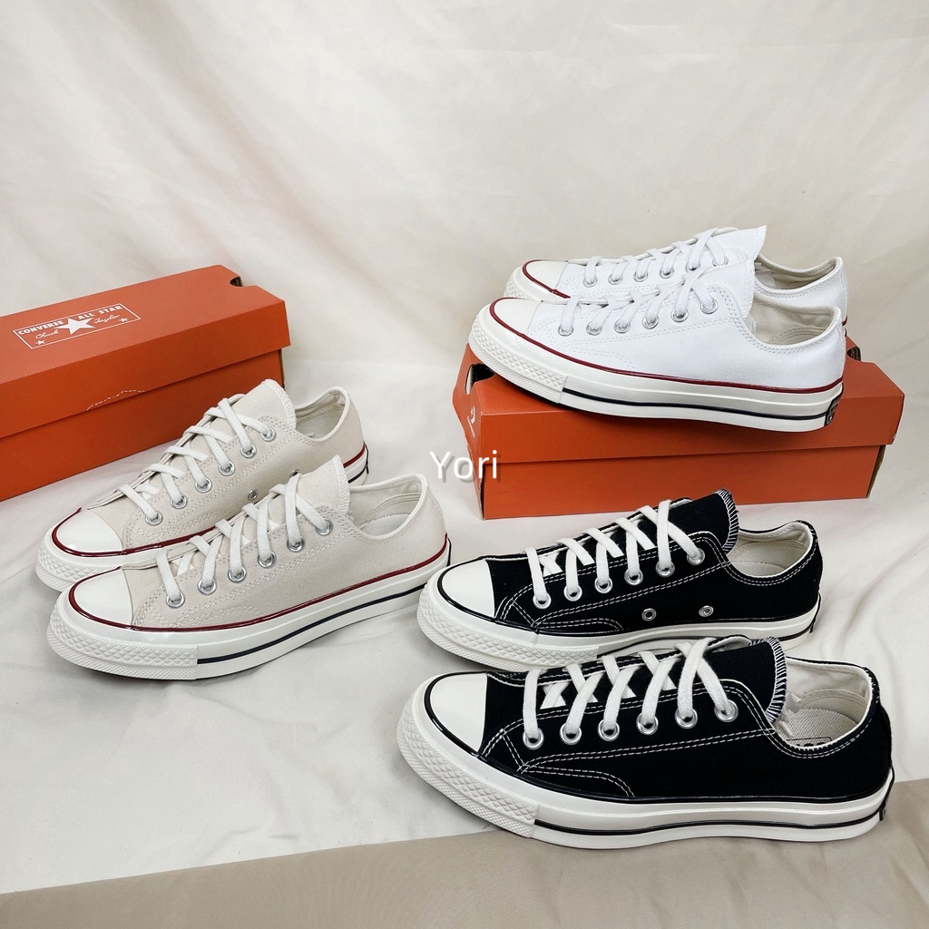 【Yori】 Converse 1970  黑色 黑白 米白 經典款 高筒 低筒 奶油頭 帆布鞋 162058C