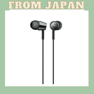 [直接日本] 索尼 （SONY） 有線耳機 MDR-EX155 ： Canal Type Black MDR-EX155