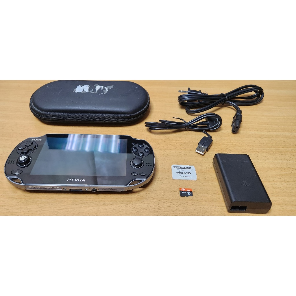 Sony PSVita PSV 3G+WiFi 已改機 3.65版 64G記憶卡 已內含多款經典遊戲 PSP PS 懷舊