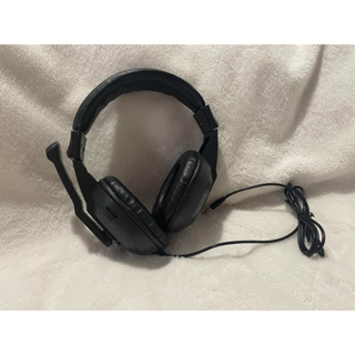 STEREO HEADPHONE 全罩式耳機 黑色 麥克風 電腦 筆電 有線耳機 全新