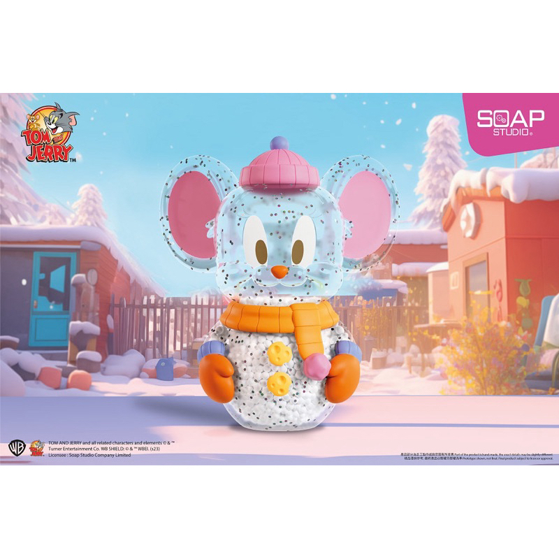 👾少女的玩具箱👾正版Soap Studios湯姆貓與傑利鼠Blop Blop系列 傑利鼠聖誕款