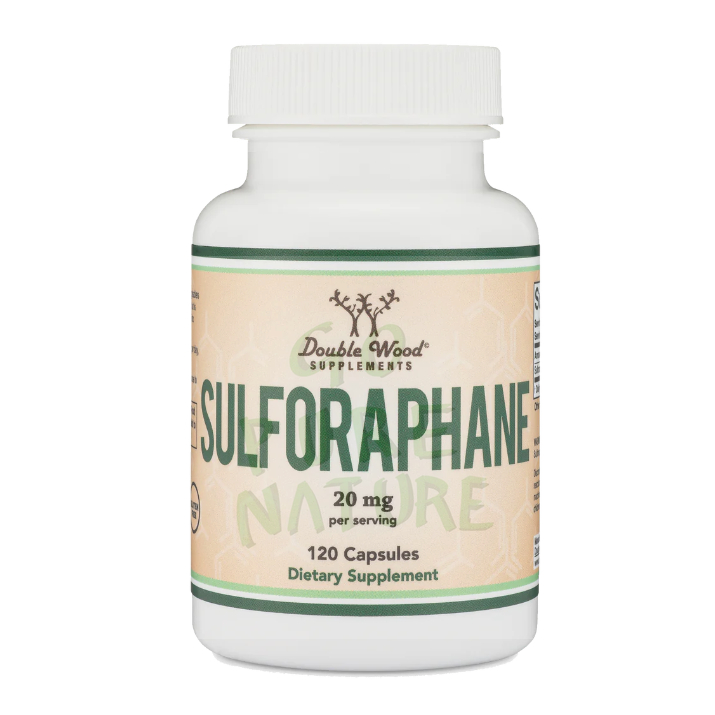 美國 Double Wood 蘿蔔硫素 Sulforaphane 20mg60天份 代購已到貨 伯格醫生 十字花科蔬菜
