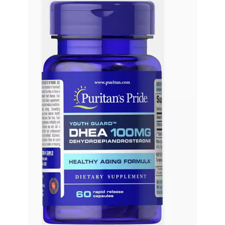 美國 普麗普萊 DHEA 脫氫表雄酮100mg*60粒PuritansPride