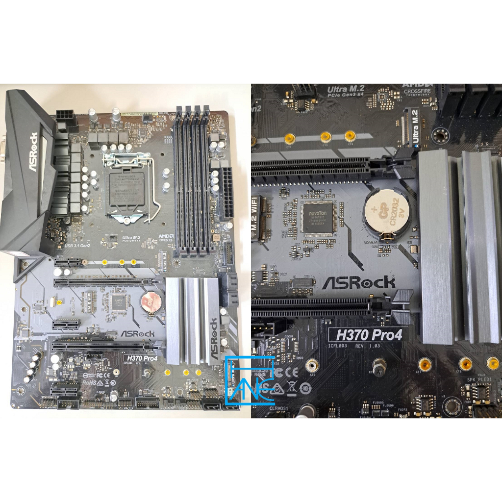 【 大胖電腦 】ASRock 華擎 H370 Pro4 主機板/附擋板/1151/D4/8.9代/保固30天/實體商店