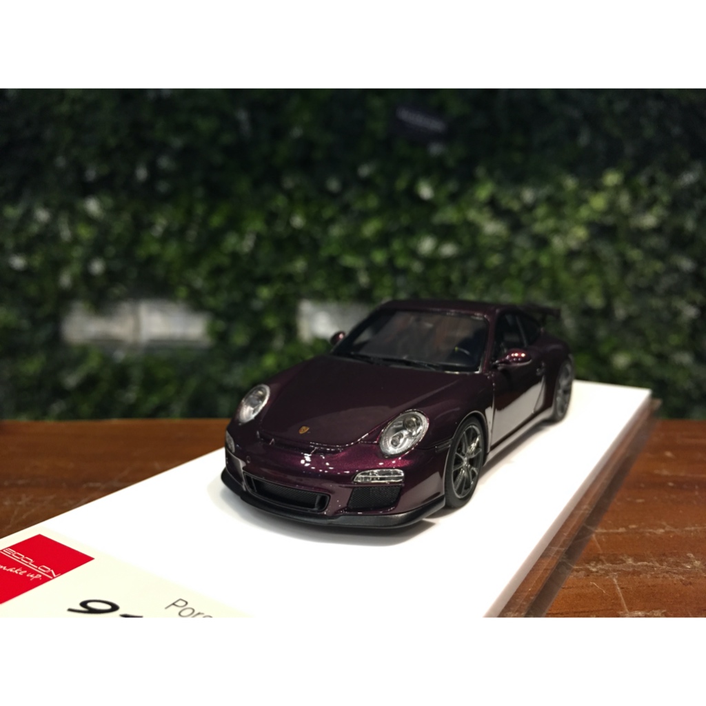 1/43 MakeUp Porsche 911 (997) GT3 2010 Amethyst EM602H【MGM】