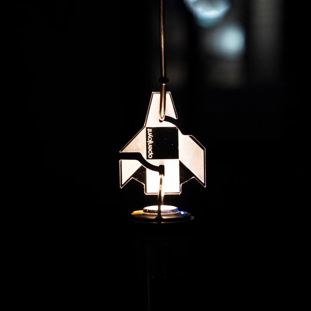《拓幸良品》x T-design小導光板兼掛鉤｜壓克力燈罩【海怪野行】氣氛燈 燈罩 燈具配件