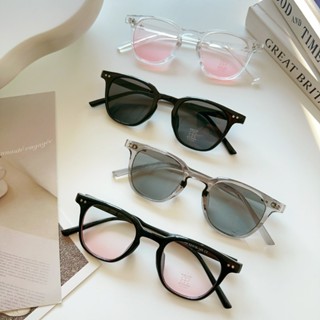 🍁Q.M SHOP🍁一月新款-韓系潮流小框百搭墨鏡 氛圍感 抗UV 小紅書 ins 眼鏡 太陽眼鏡 配件 腮紅眼鏡