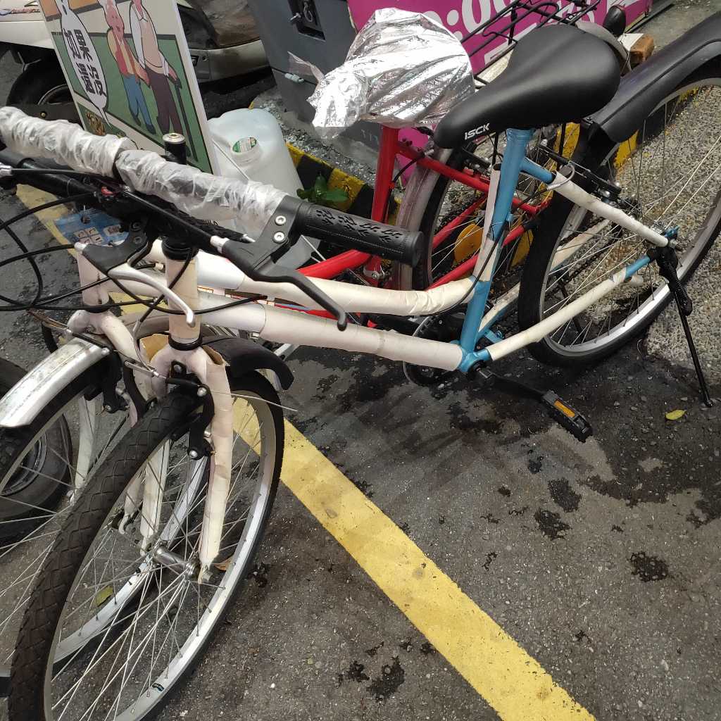 *全新銀藍色 腳踏車 自行車 ISCK 聯美車行 聯美自行車LIANMEI 到店價$1599