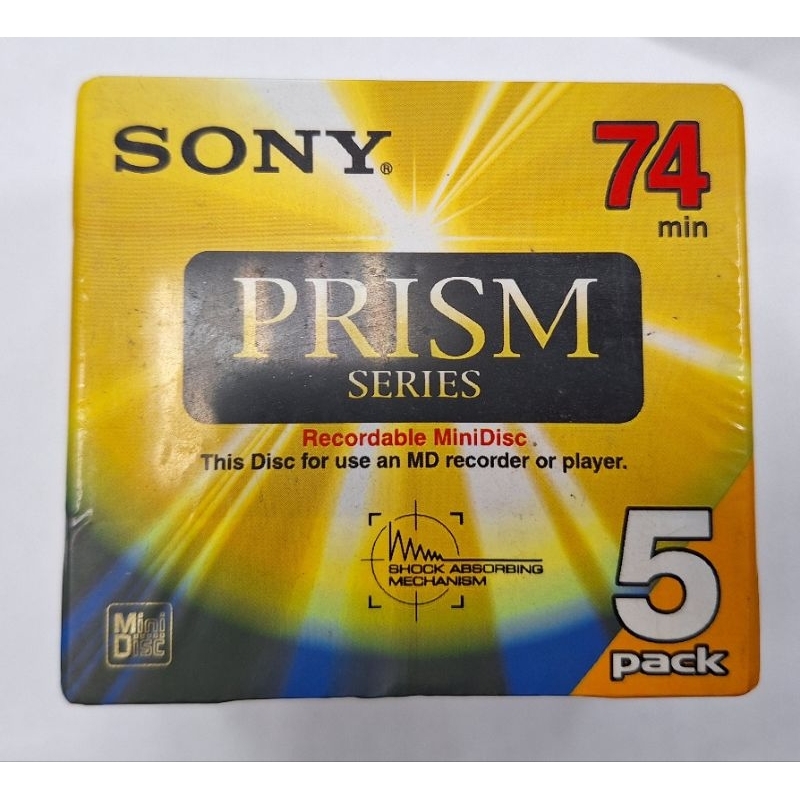 SONY PRISM SERIES  74分 5MDW74PRA MD帶 MD空白片 MINI DISC