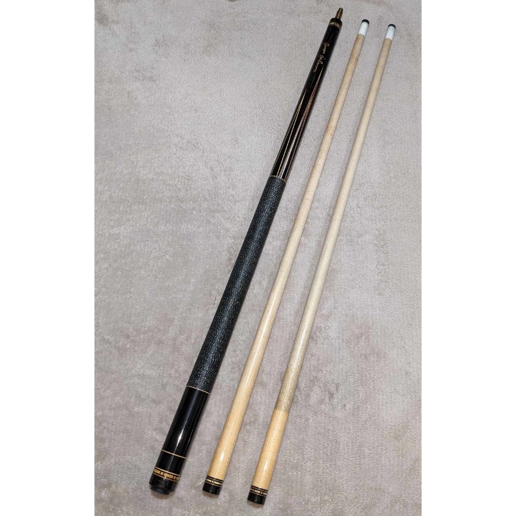 黑檀仿紹撞球桿雙前節 South West/SW/撞球杆/pool cues/黑插黑