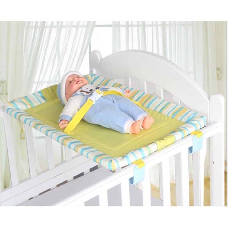 二手 加大加寬環保寶寶尿布台 護理台 更換尿布嬰兒床木床專用安全尿布台