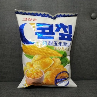 韓國CROWN超甜玉米脆片70公克三重滿百可面交