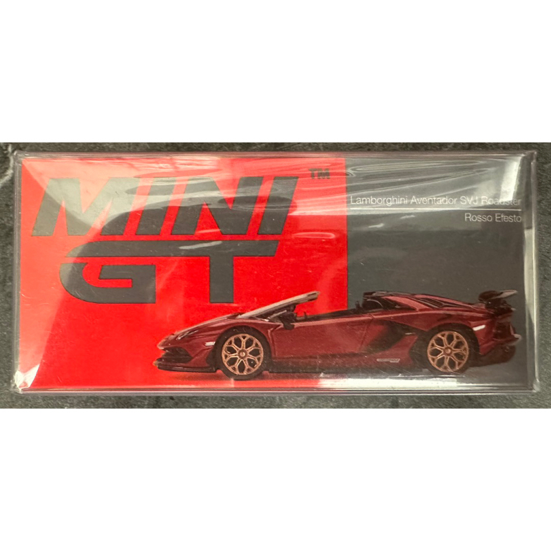 Mini Gt No.506 Lamborghini 藍寶堅尼 Aventador SVJ Roadster 大牛 模型