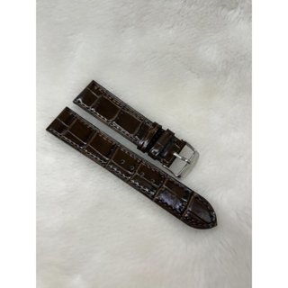 【 幸福媽咪 】網路購物、門市服務 專業錶帶 真皮錶帶 14mm 16mm 18mm 20mm 22mm 深咖啡色