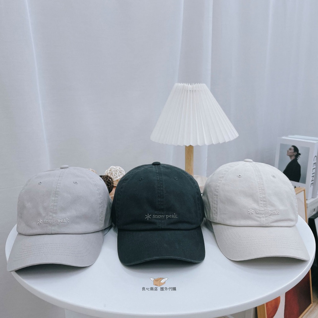 【良心商店】🇰🇷 韓國 Snow Peak 棉質 雪峰 刺繡 帽 老帽 棒球帽 遮陽帽 帽子 帽
