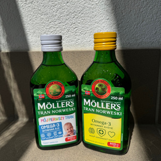 Mollers北極鱈魚肝油250ml 膠囊 一個月以上寶寶可用 兒童 成人 Omega-3 挪威深海魚油