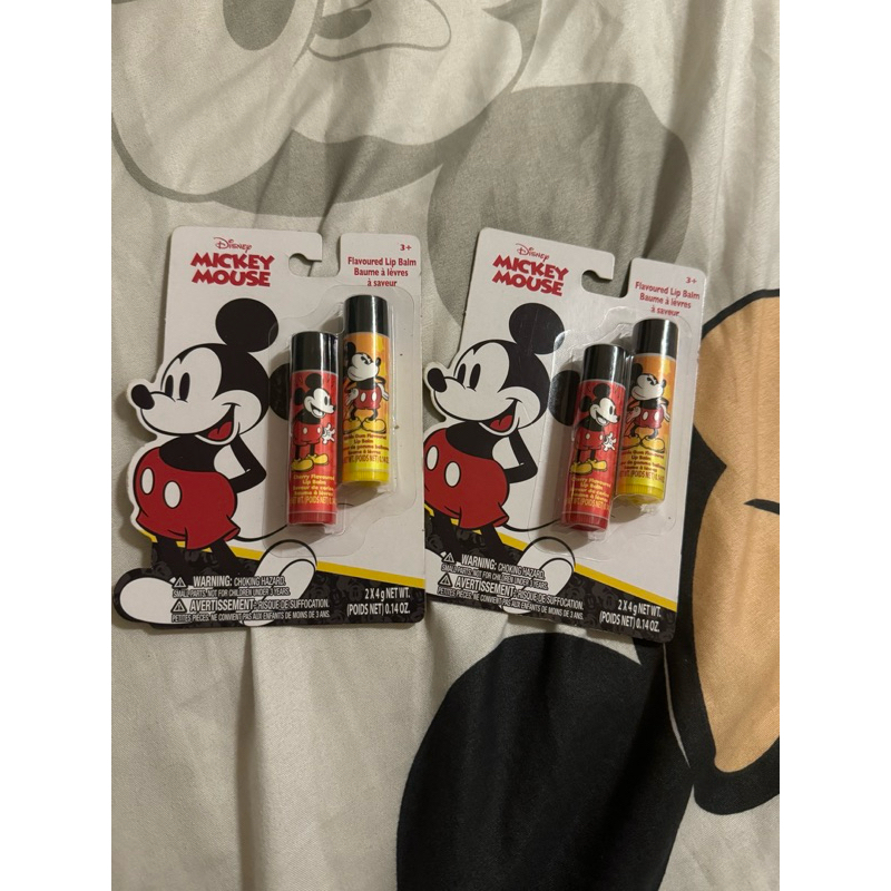 免運費-Disney Mickey護唇膏2入*4g
